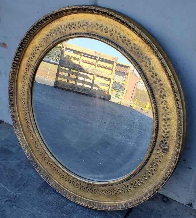 Raj Circle large mirror cecle grand gold Bombay