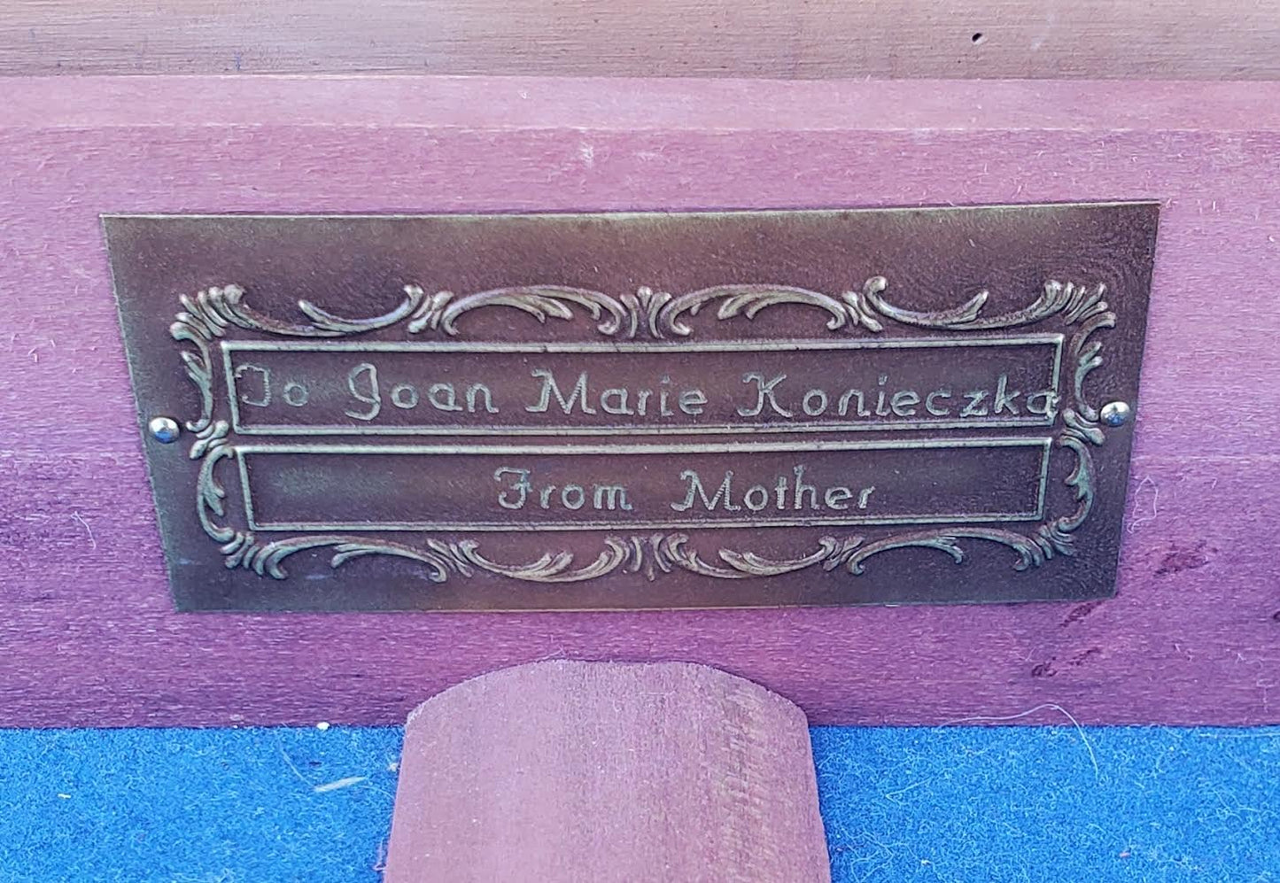 Cavalier trunk/chest dark wood antique/vintage