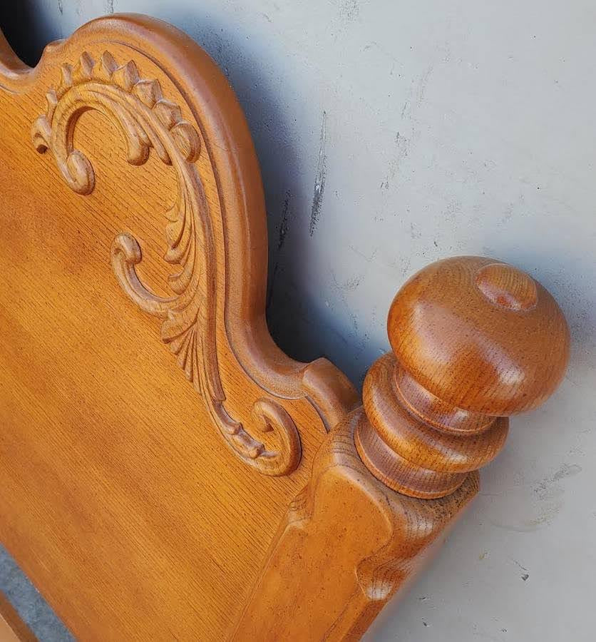 Antique/vintage wood headboard