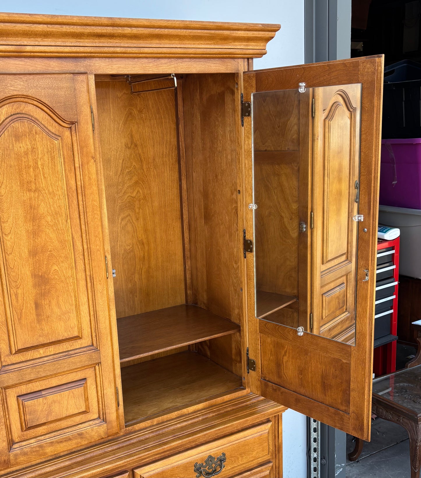 Solid Wood Hutch cabinet