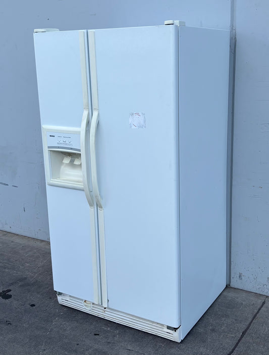 Kenmore white side by side refrigerator
