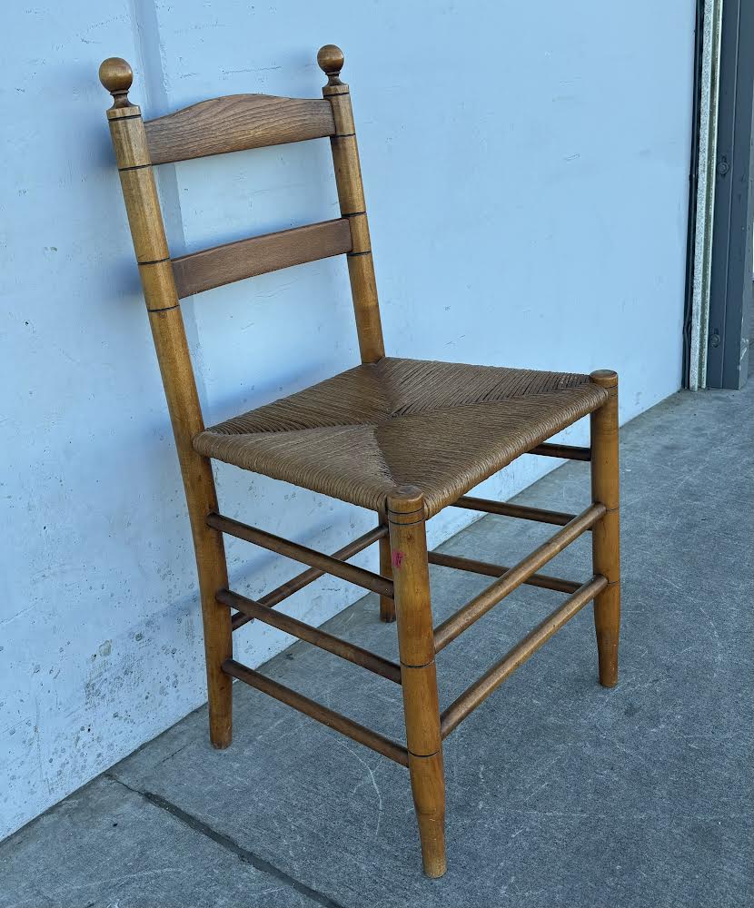 Ladder Back Antique Tall Chair