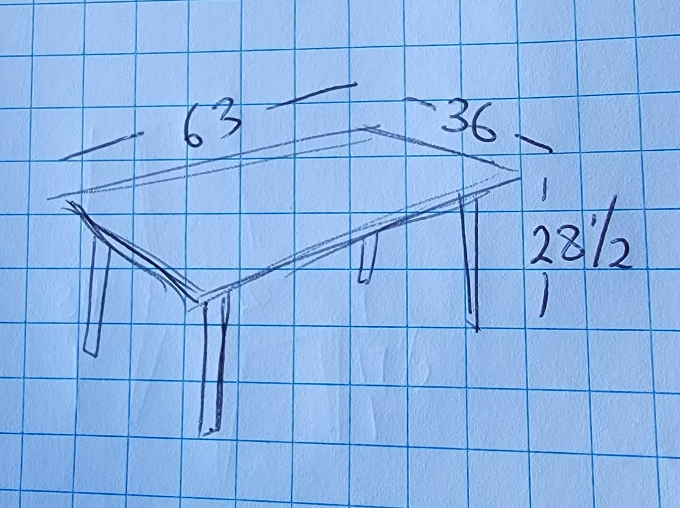Patio /outdoor set rectangular table and 4 chairs black