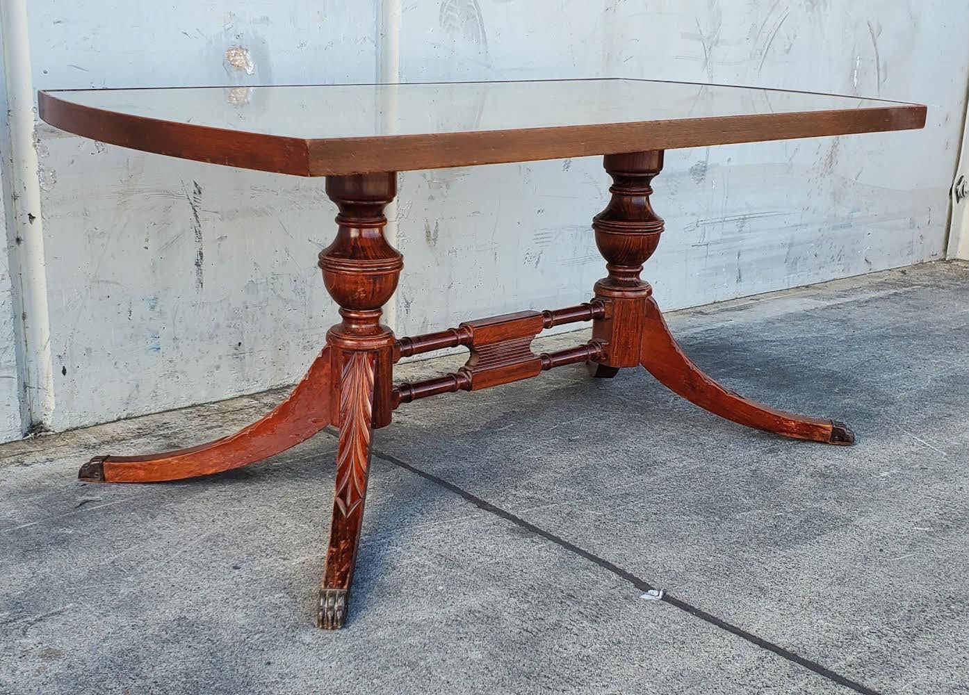 Mersman coffee table dark wood