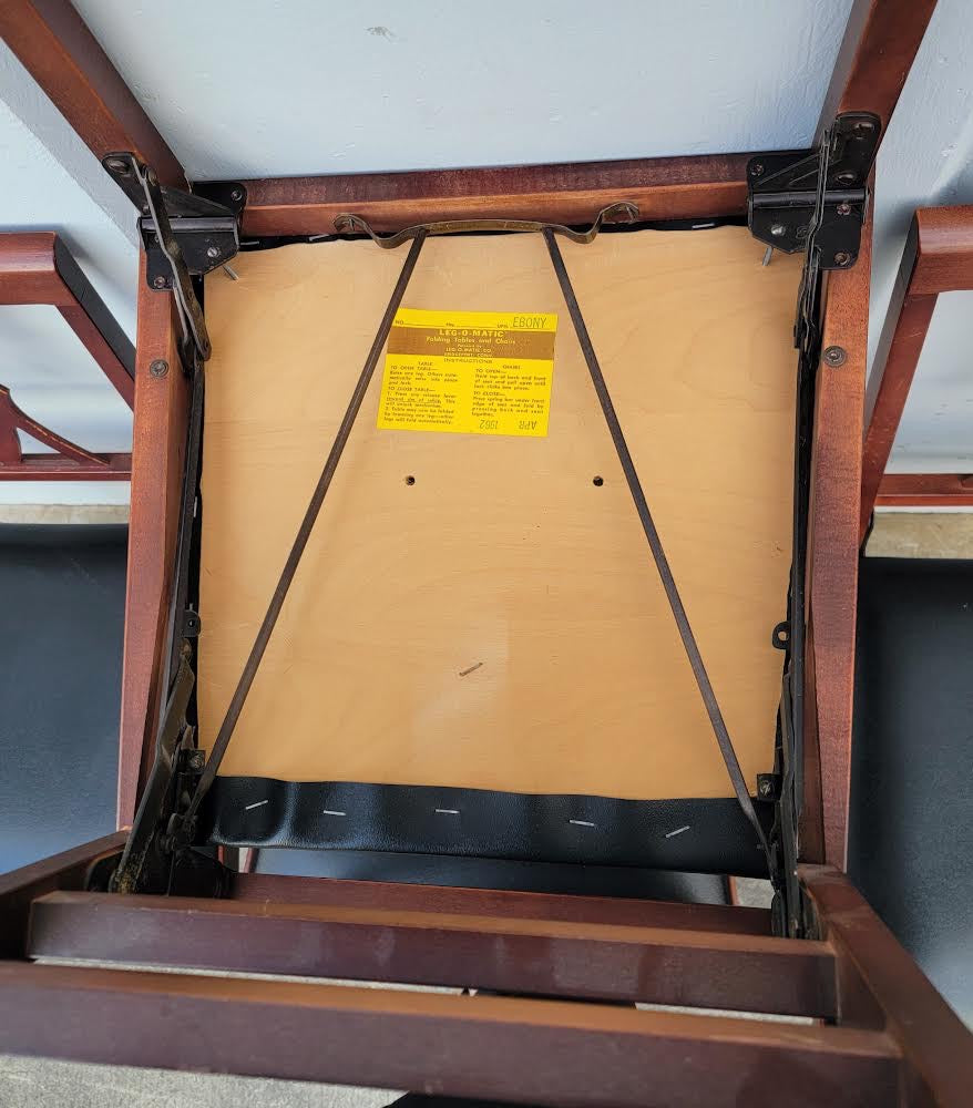 Leg o matic folding side chairs ebony
