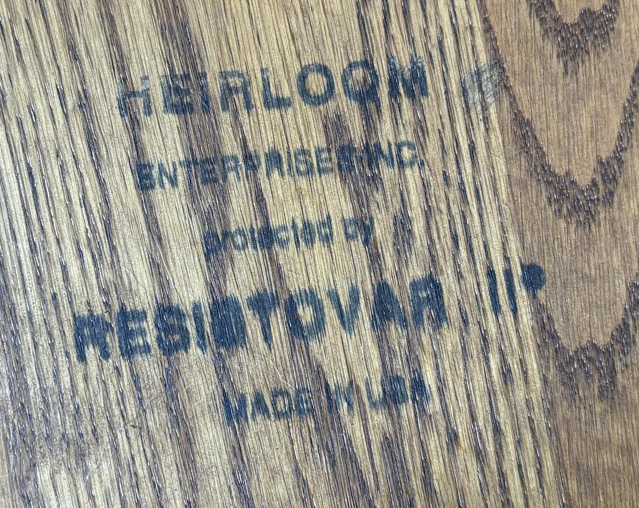 Heirloom USA Made Side Table/Round Wood