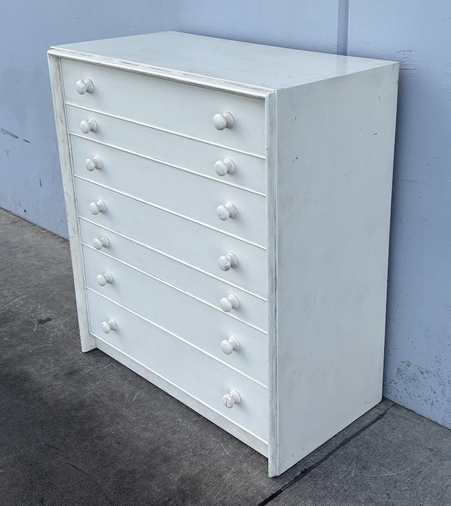 Tall White Wide Johnson Furniture Co Dresser