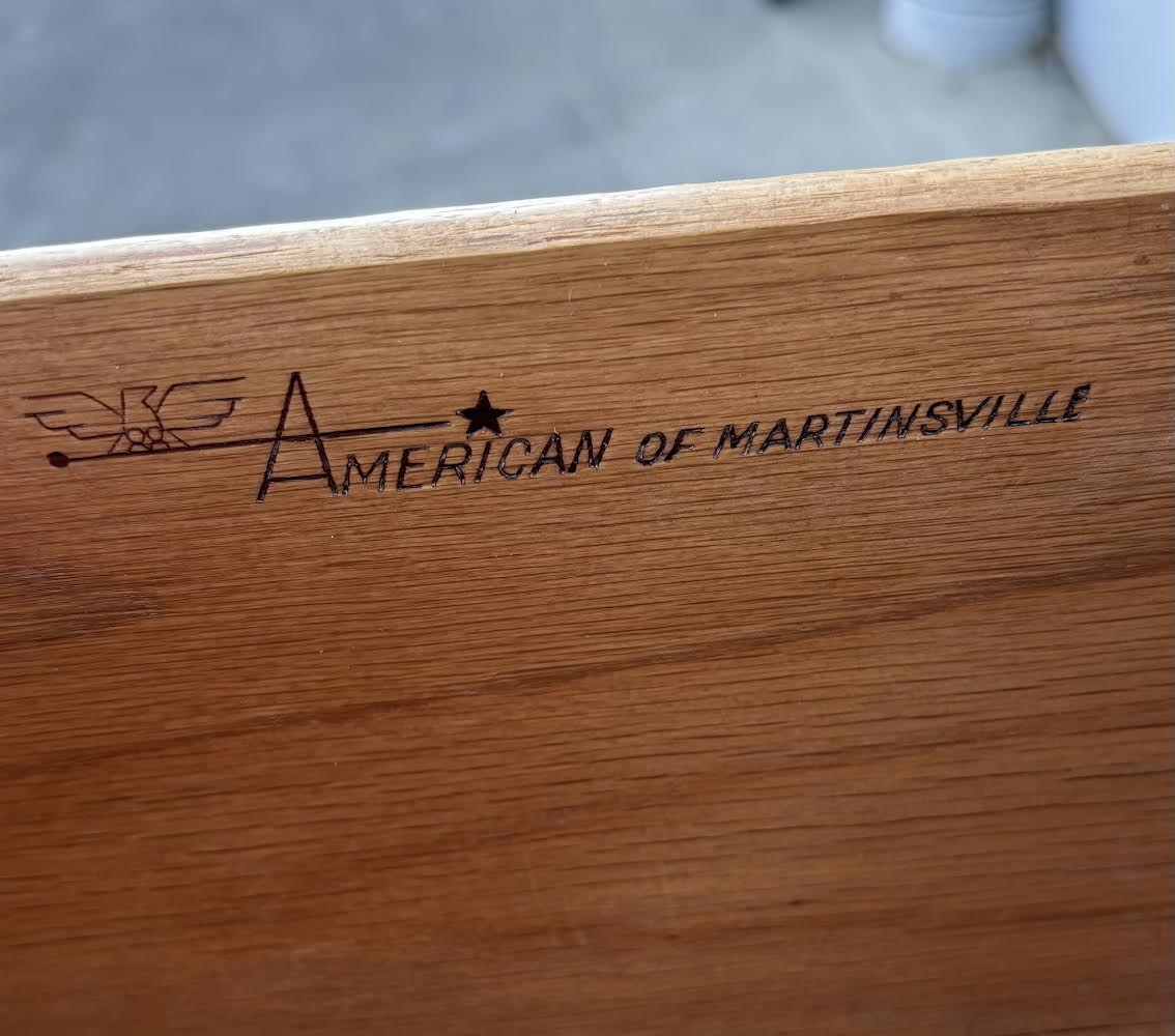 American of Martinsville sideboard/ credenza/Dresser Dark Large
