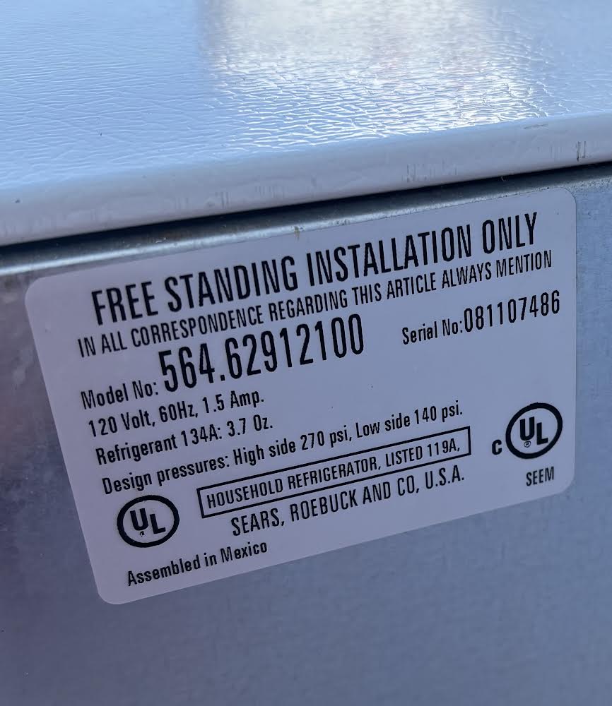 Kenmore Refrigerator
