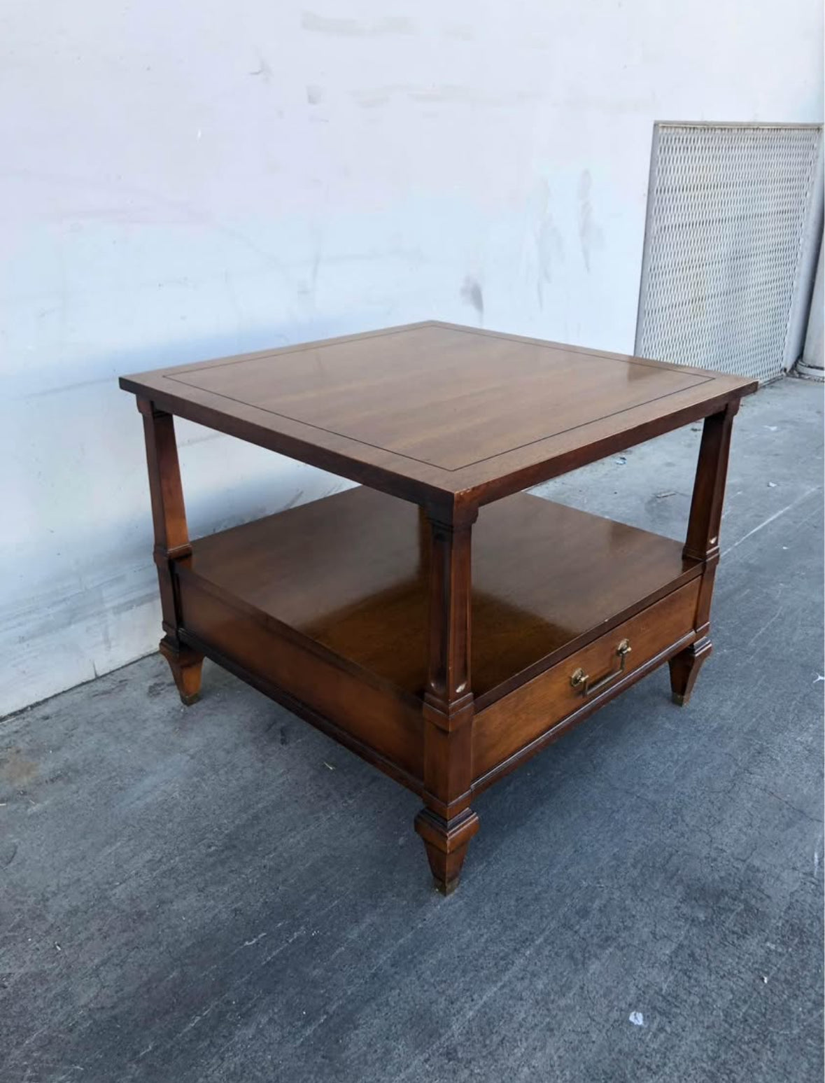 end/side table /nightstand with drawer vintage mid century
