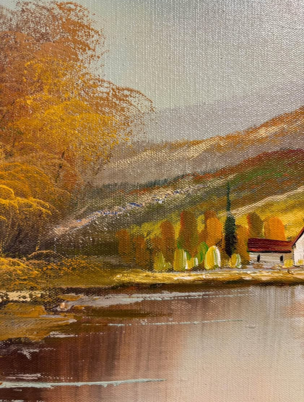 Vintage Scenery Oil Painting