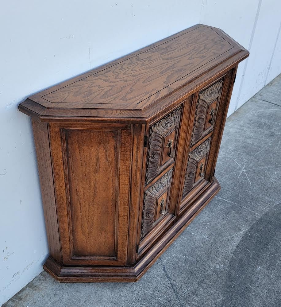 Buffet/ cabinet/ credenza half octagon