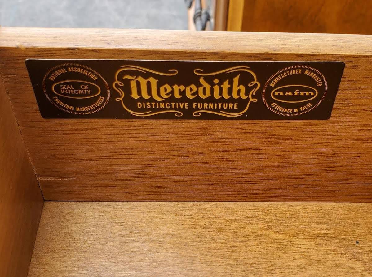 Meredith dresser with mirror and nightstand/bedside table