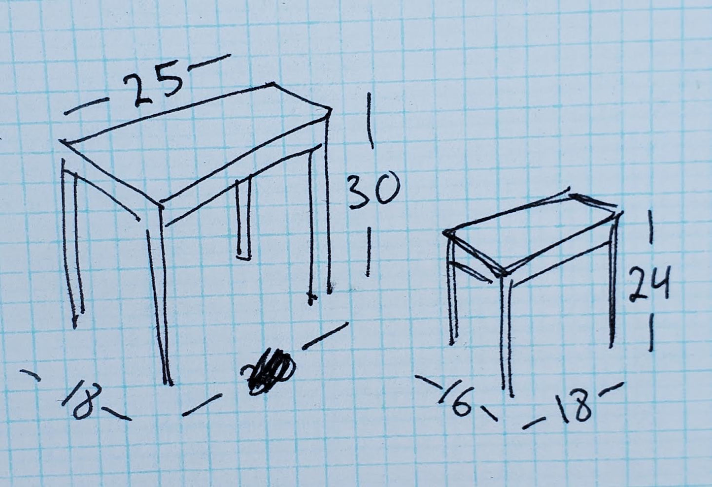 Bombay end/side tables (2)