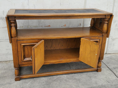 Buffet sideboard drop down leaves server