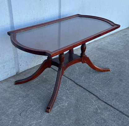 Antique Glasstop Coffee Table
