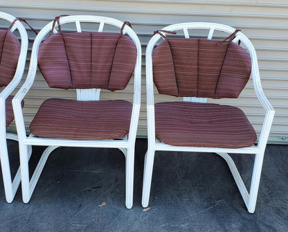 patio white armchairs (6)