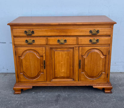 Vintage Tall Dresser Buffet Solid Wood