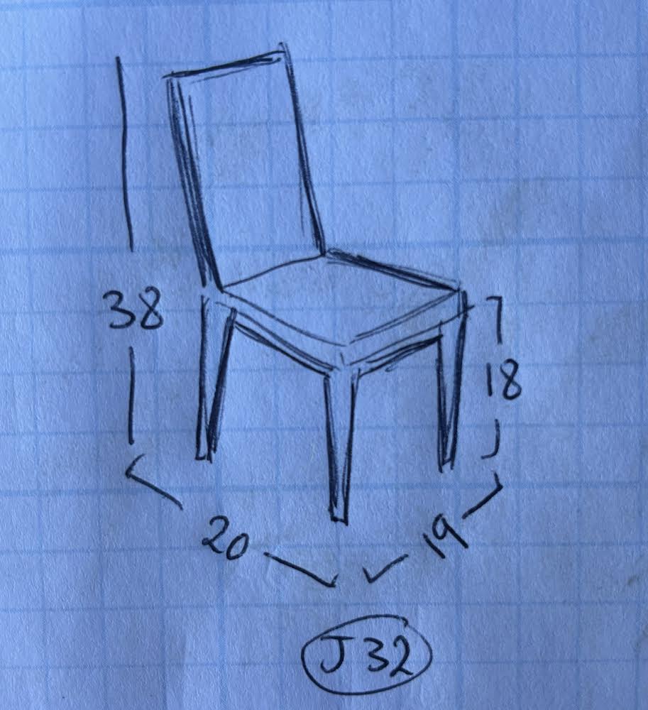 2 Chippendale style side chairs
