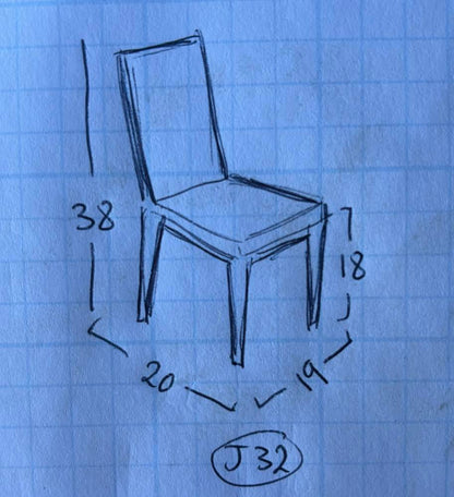 2 Chippendale style side chairs