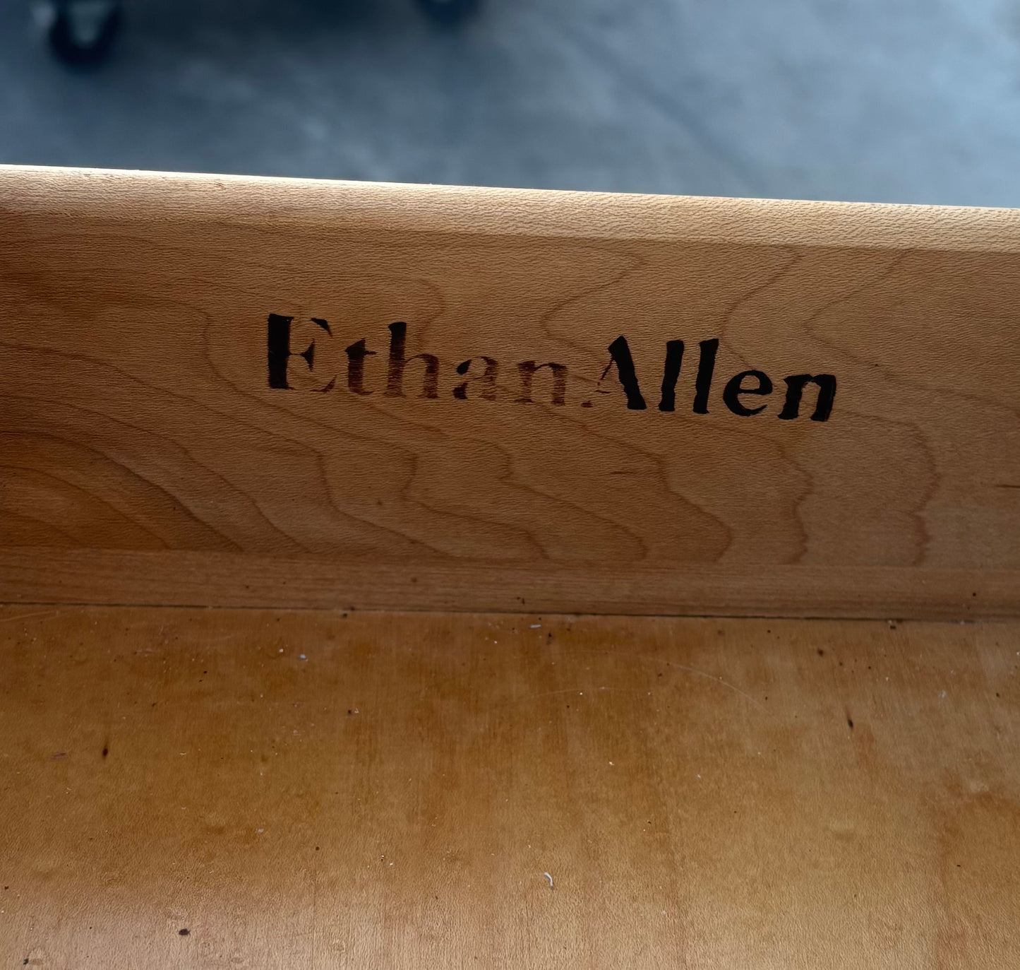 Ethan Allen vintage heirloom nutmeg maple desk