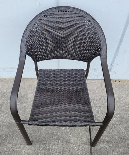 Hampton bay patio/ outdoor wicker/ rattan/ cane chair/ armchair