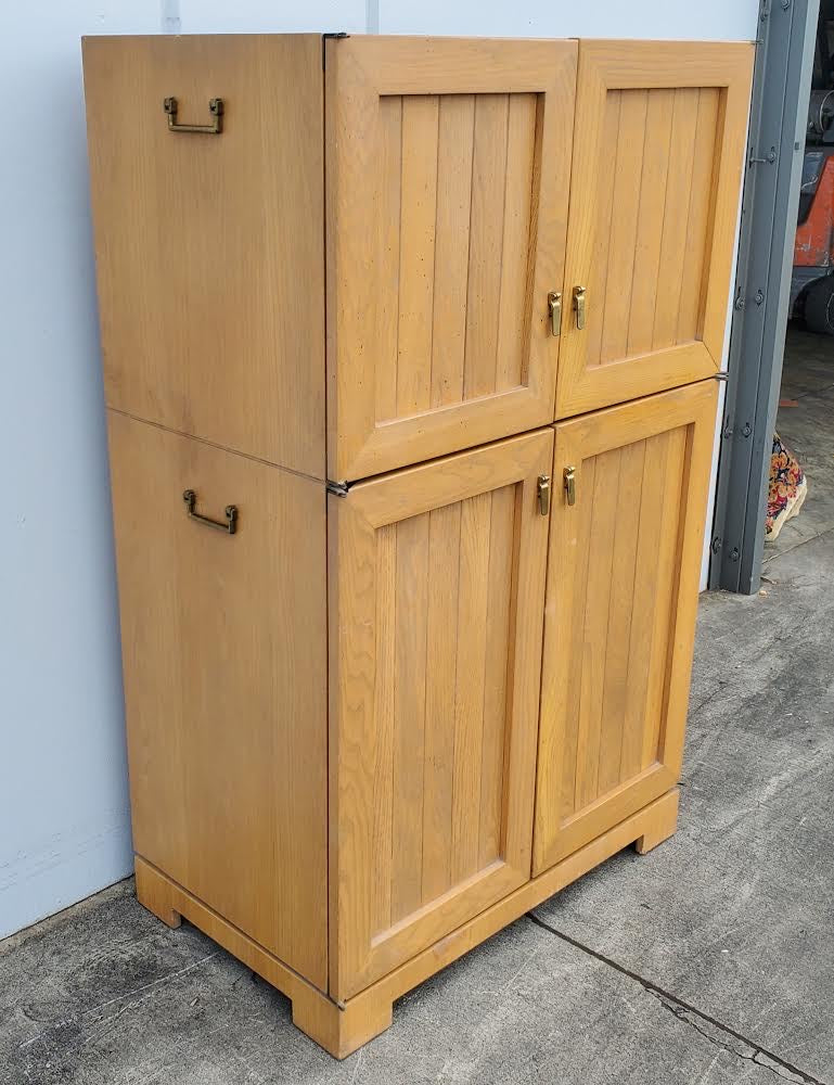 light wood cabinet wardrobe / armoire