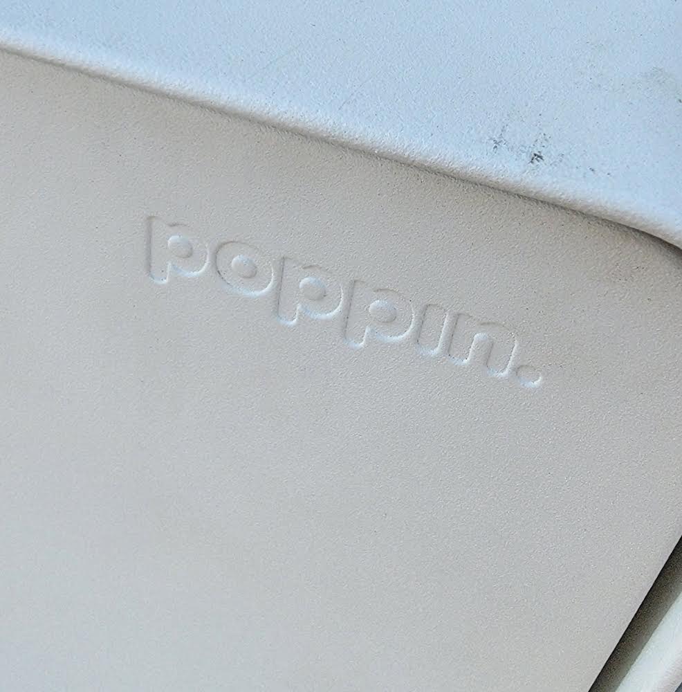 Poppin stow lateral file cabinet 2 drawer white