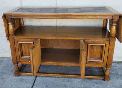 Buffet sideboard drop down leaves server