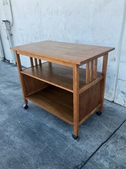 end/side table on wheels