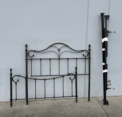 Black Metal Queen Bed Frame