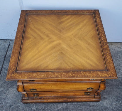 Weiman wood antique end/side table