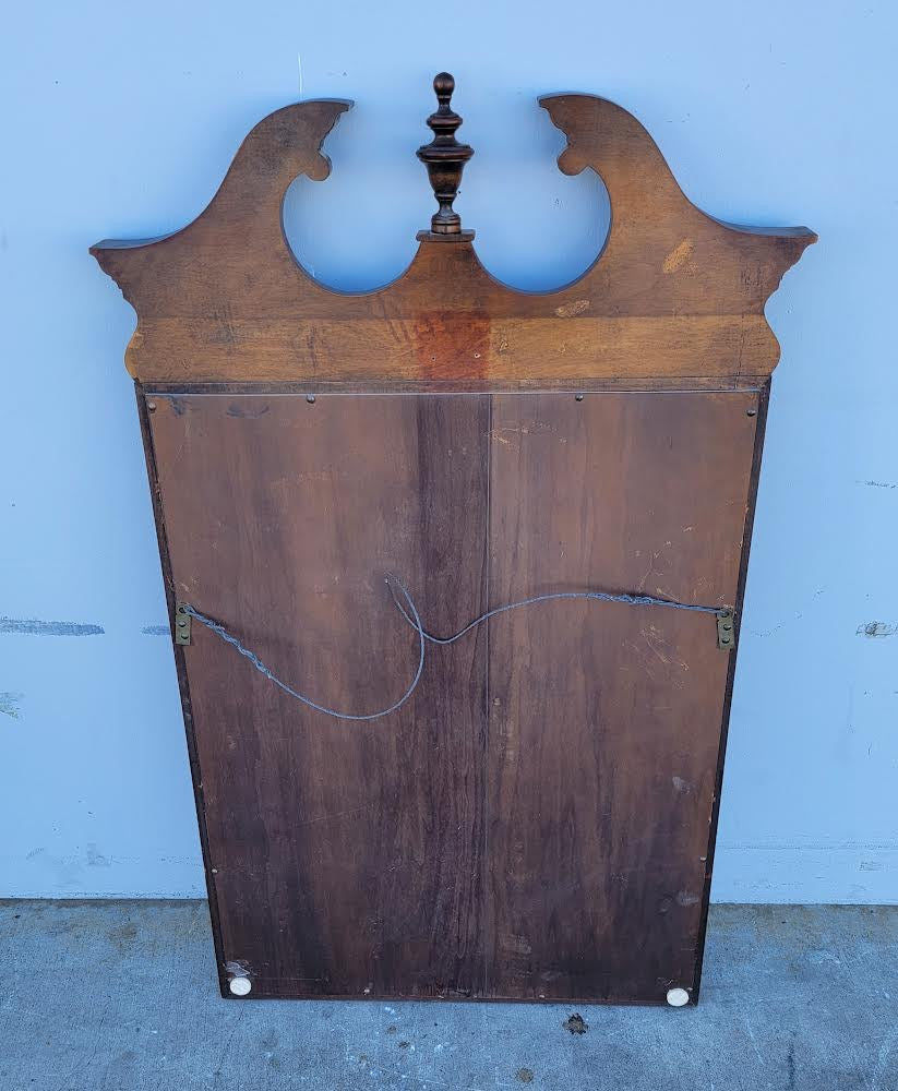 Wall mirror mahogany antique/ vintage