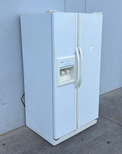 Kenmore white side by side refrigerator