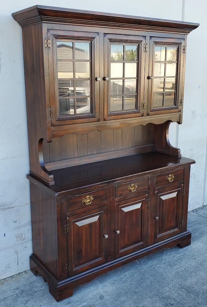 Vintage Sears Open Hearth china hutch cabinet