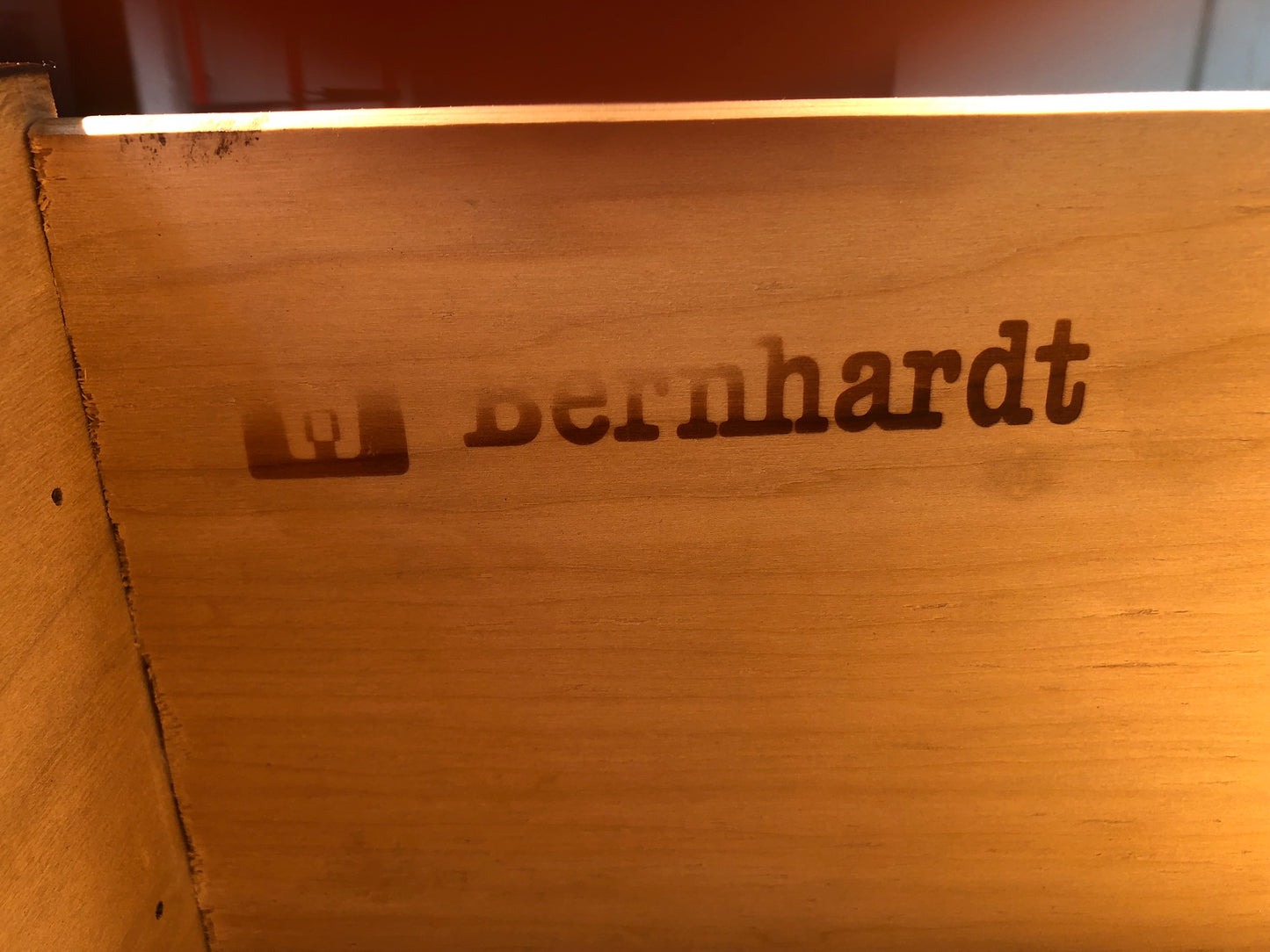 Bernhardt lighted bookcase/ bookshelf cabinet Asian style