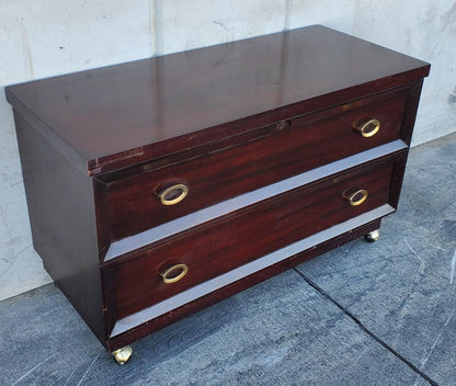 Cavalier trunk/chest dark wood antique/vintage