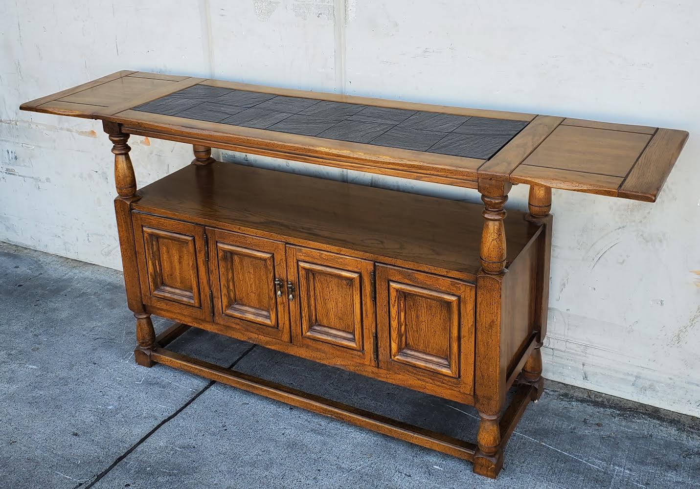 Buffet sideboard drop down leaves server