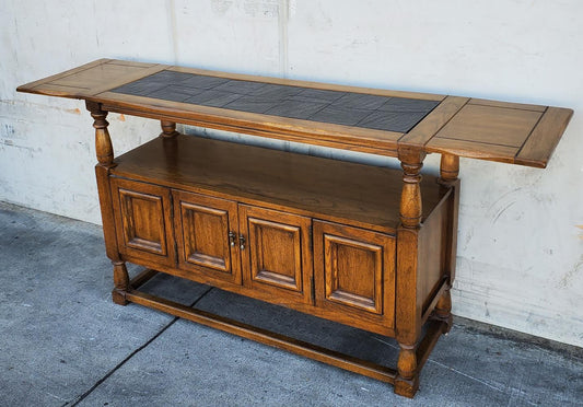 Buffet sideboard drop down leaves server