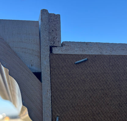 White antique / vintage china hutch cabinet