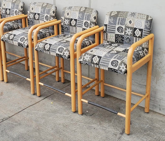 Side guest armchairs bentwood style (3 available) Bar stools/counter modern chairs