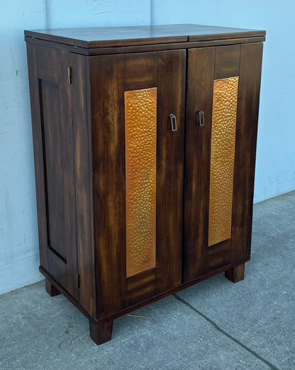 Dark wood buffet/ server cabinet