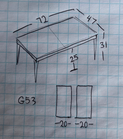 Thomasville dining table with 2 leaves