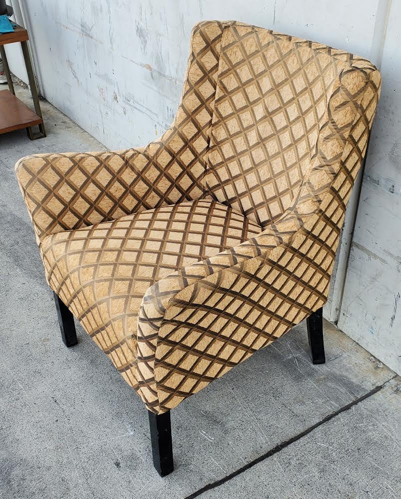 tan / beige antique /vintage armchair