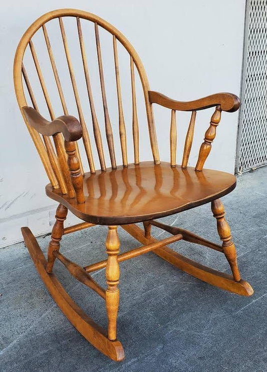 S.Bent&Bros rocking chair light wood