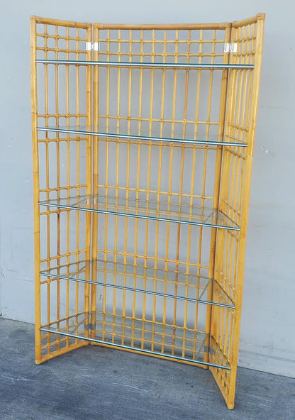 Bamboo shelf unit/bookcase