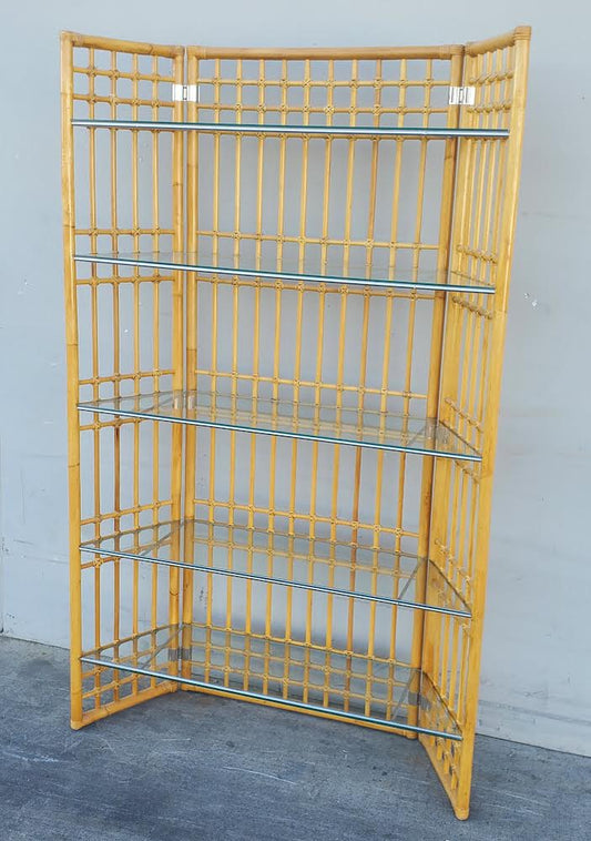 Bamboo shelf unit/bookcase