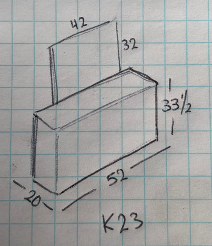 Hungerford dresser with mirror/ chest of drawers cherry