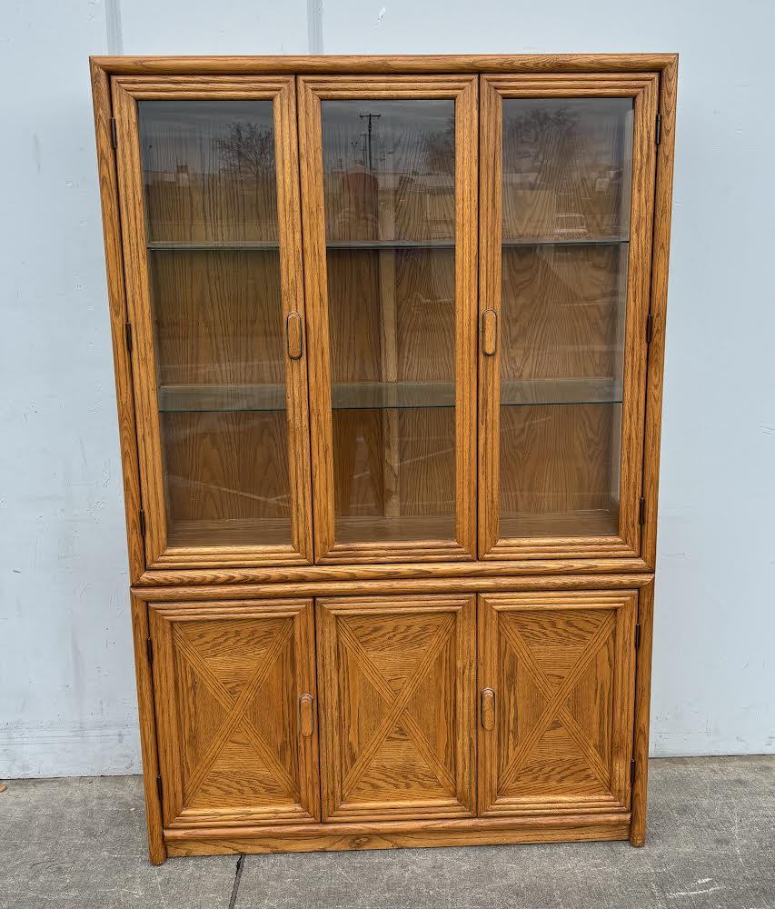 Vintage Mid Century Modern Hutch