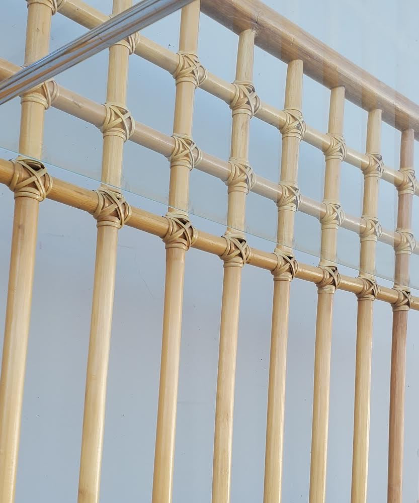 Bamboo shelf unit/bookcase